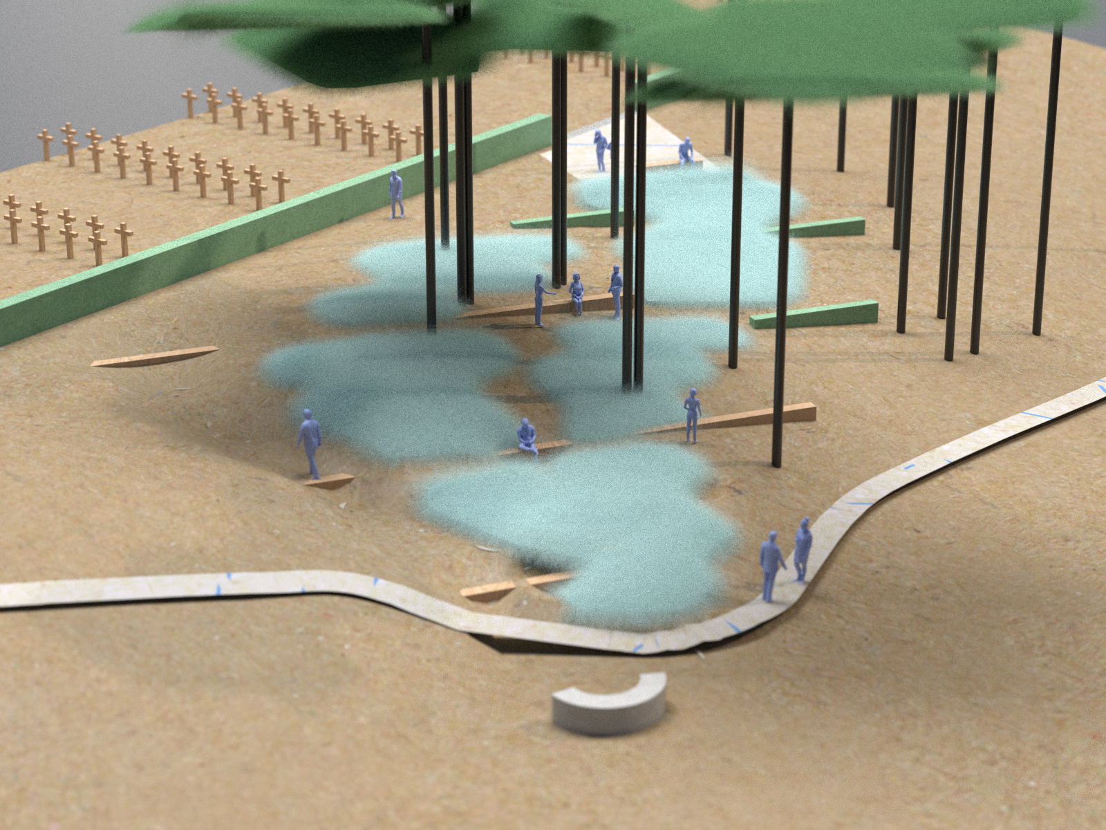 French Garden of Peace – “De lignes et de bleu”, 2025